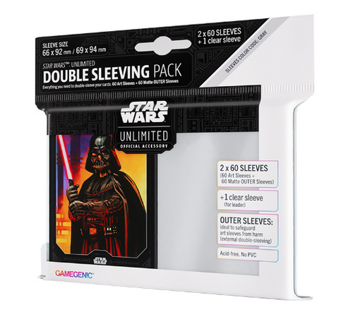 Star Wars Unlimited: Art Sleeves Double Sleeving Pack (Pre-Order) (Releases 3/8/24)