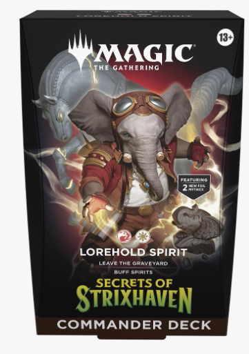 Secrets of Strixhaven Commander Deck - Lorehold Spirit (releases 4/24/2026)