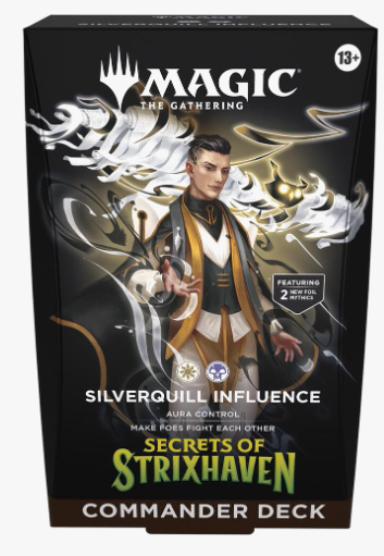 Secrets of Strixhaven Commander Deck - Silverquill Influence (releases 4/24/2026)
