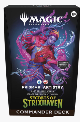 Secrets of Strixhaven Commander Deck - Prismari Artistry (releases 4/24/2026)