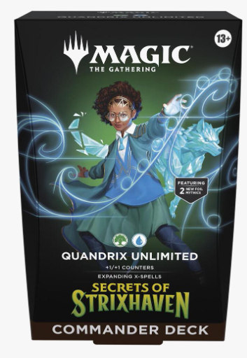 Secrets of Strixhaven Commander Deck - Quandrix Unlimited (releases 4/24/2026)