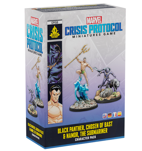 Marvel Crisis Protocol: Black Panther, Chosen Of Bast & Namor, The Sub-Mariner