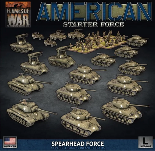 Flames of War: American Starter Force - Spearhead Force (Late War).