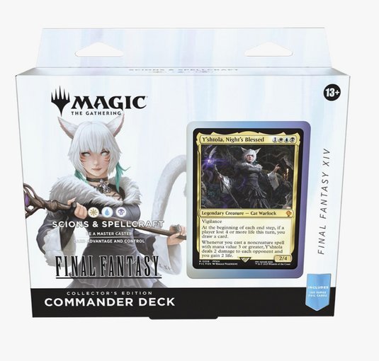 Magic The Gathering: FINAL FANTASY - XIV  Commander Deck - Scions & Spellcraft (collector's Edition). Pre Order (release date 6/13/25)