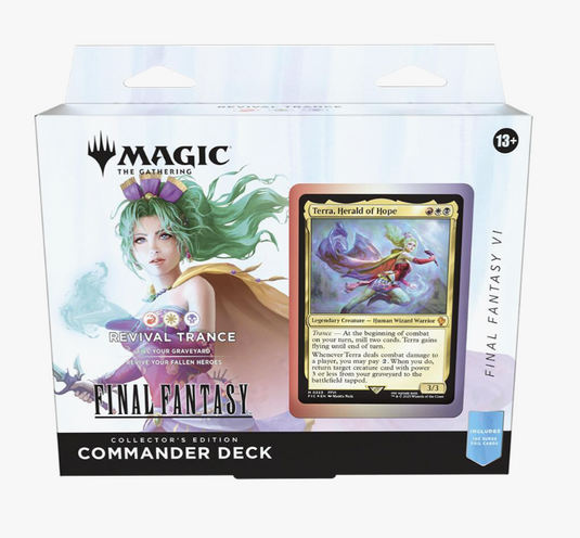 Magic The Gathering: FINAL FANTASY - VI Commander Deck -  Revival Trance (Collector's Edition). Pre Order (release date 6/13/25)