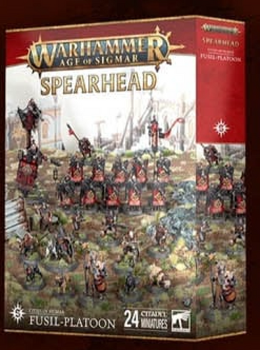 SPEARHEAD: CITIES OF SIGMAR FUSIL-PLATOON (Pre-order. Releases 6/14/25)