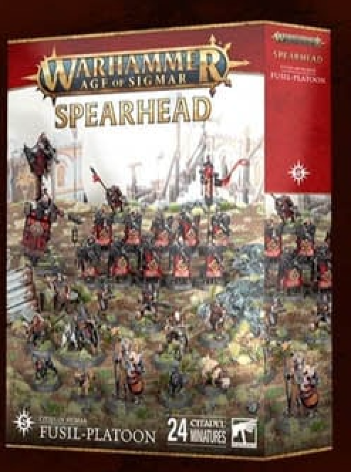 SPEARHEAD: CITIES OF SIGMAR FUSIL-PLATOON (Pre-order. Releases 6/14/25)