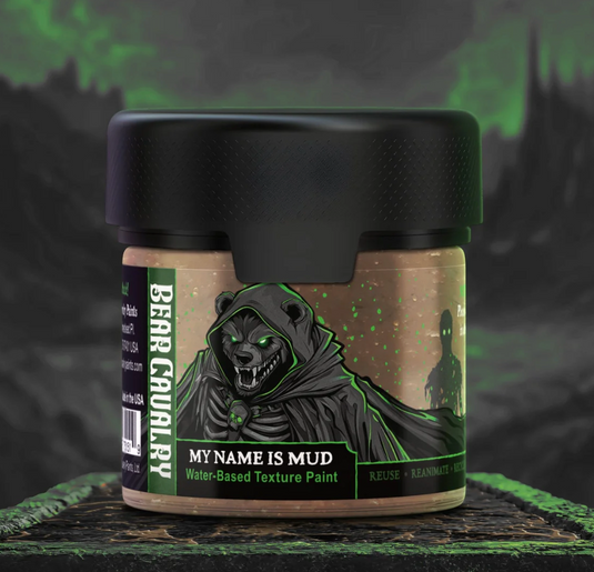 Bear Cavalry Mud Texture Paint - My Name is Mud