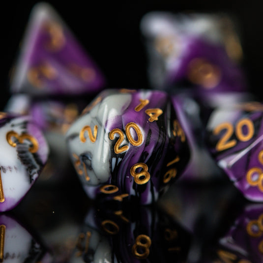 Visions of Nightmares Acrylic Dice Set