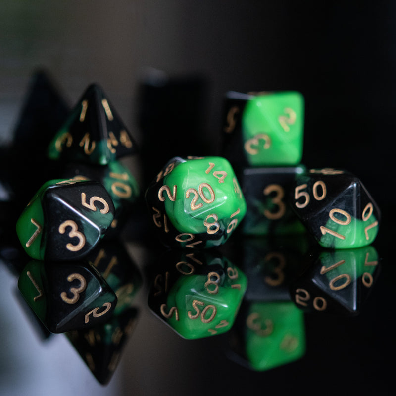 Load image into Gallery viewer, Vortex Acrylic Dice Set
