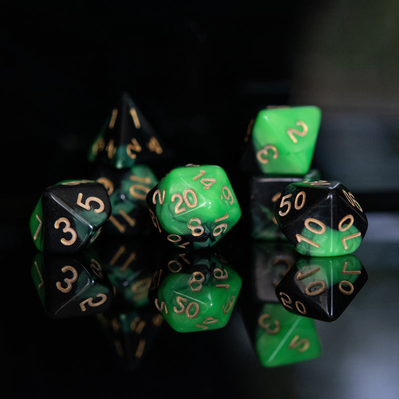 Load image into Gallery viewer, Vortex Acrylic Dice Set
