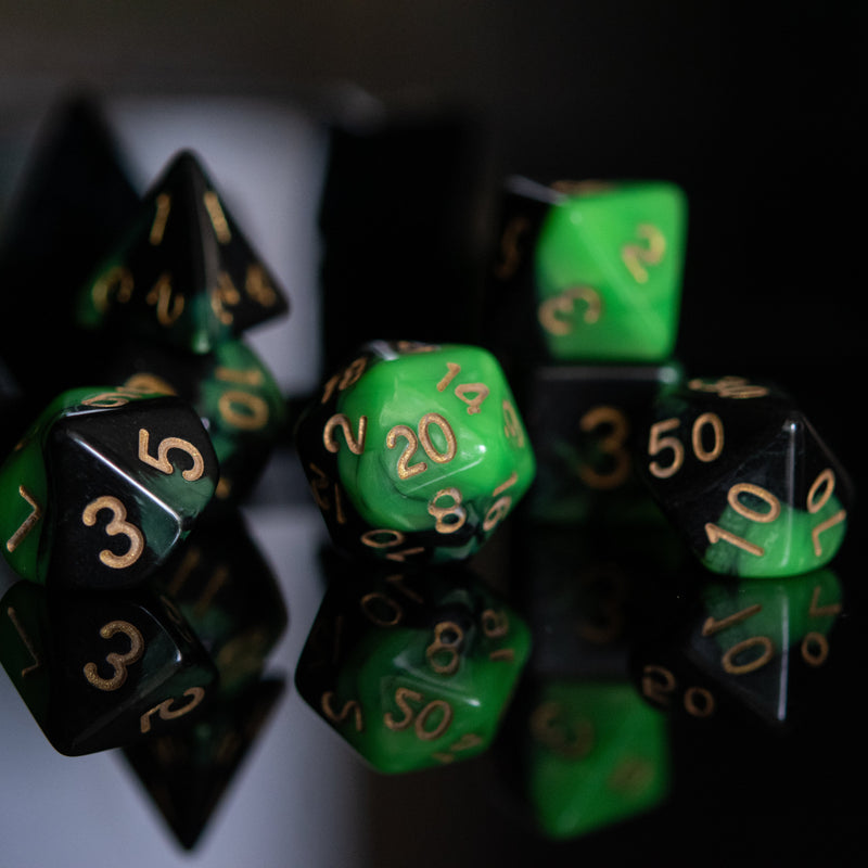 Load image into Gallery viewer, Vortex Acrylic Dice Set
