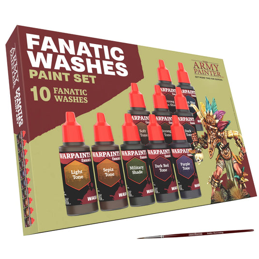 The Army Painter: Fanatic Washes Paint Set