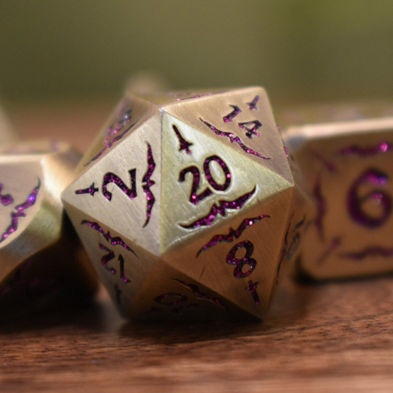 Load image into Gallery viewer, Blade of the Maiden Metal Dice Set
