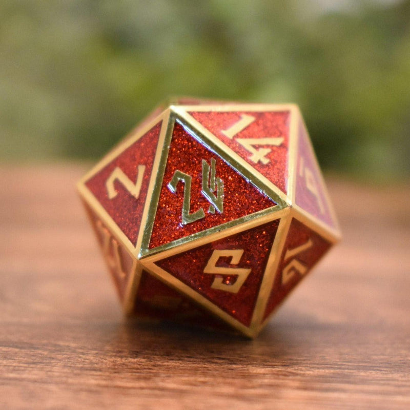 Load image into Gallery viewer, Paladin&#39;s Rage Metal 35mm D20
