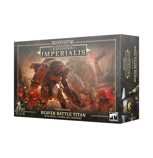 Legions Imperialis: Reaver Titan W/ Melta Cannon & Chainfist (Pre-Order) (Releases 12/2/23)