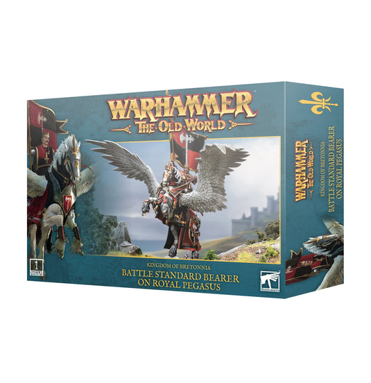 Warhammer: The Old World – Kingdom of Bretonnia; Battle Standard Bearer on Royal Pegasus
