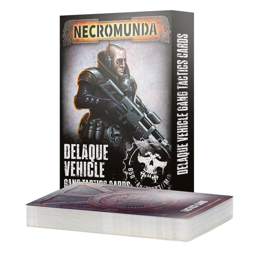 Necromunda: Delaque Vehicle Gang Tactics Cards (Pre-Order) (Releases 3/30/24)