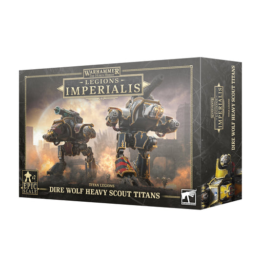 Legions Imperialis: Dire Wolf Heavy Scout Titans (Pre-Order) (Releases 4/13/24)