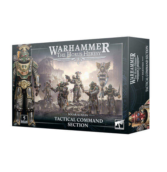 Horus Heresy: Solar Auxilia: Tactical Command Section (Pre-Order) (Releases 4/6/24)