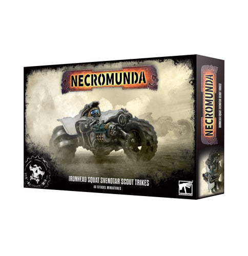 NECROMUNDA: IRONHEAD SQUAT SVENOTAR SCOUT TRIKES. (2025).