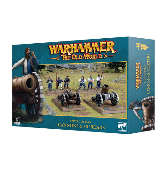EMPIRE OF MAN: CANNONS & MORTARS. Old World. (2025).