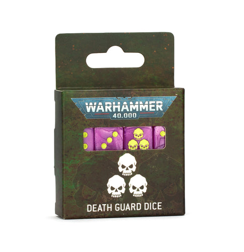 Warhammer 40000: Death Guard Dice Set (Pre-order 5/10/25)