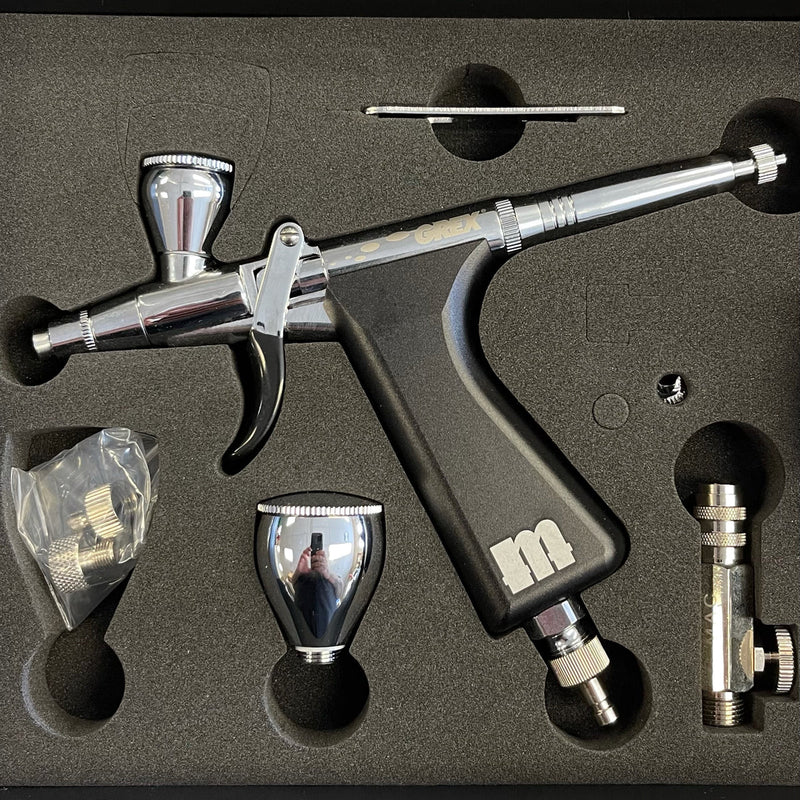 Load image into Gallery viewer, MonumenTools: Pro Air - TG; Double Action Pistol Grip Airbrush - 0.3 Nozzle

