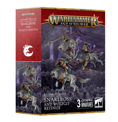 Gloomspite Gitz: Gitz Snarlboss & Wolfgit Retinue