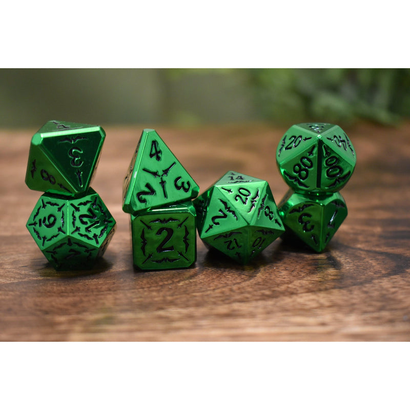 Load image into Gallery viewer, Sword of the Emerald Isles Metal Dice Set
