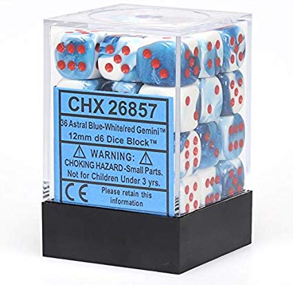 Chessex 12mm 36d6 Dice Block