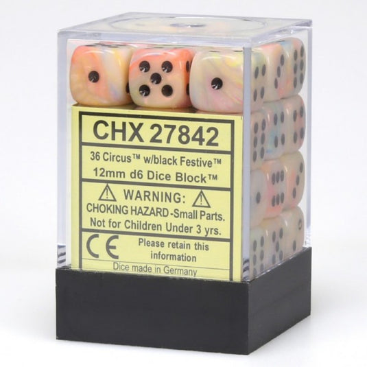 Chessex 12mm 36d6 Dice Block