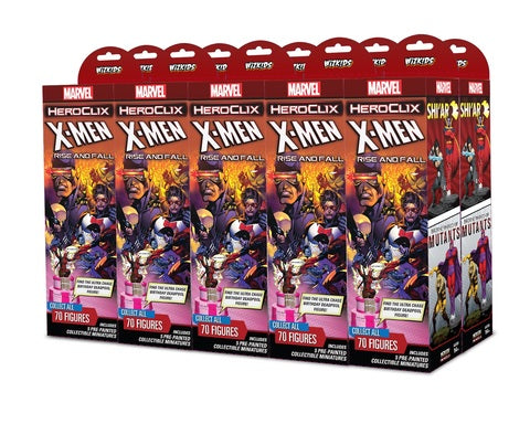 Marvel HeroClix: X-Men Rise and Fall Booster Brick (10 Booster Packs)
