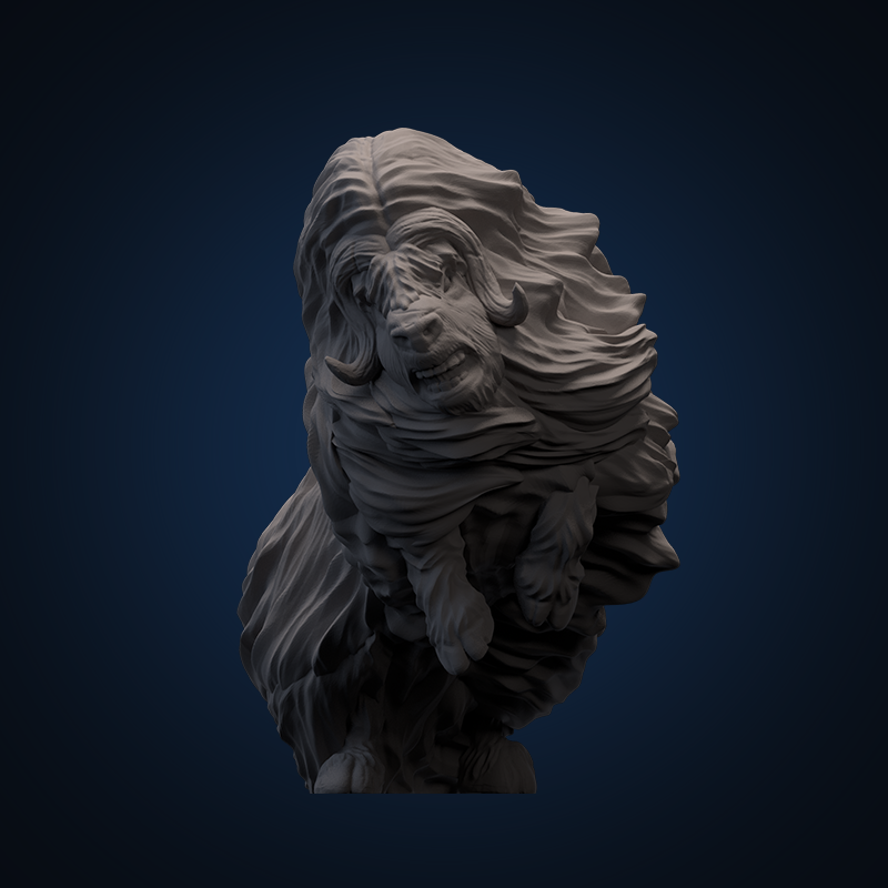 Load image into Gallery viewer, Mythic Americas: Inuit - Omingmak (Musk Ox)

