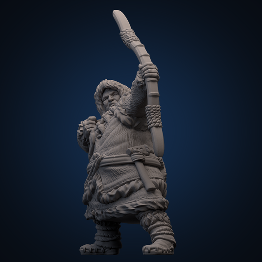 Mythic Americas: Inuit - Arvik Tuvaak (Whale Hunters) With Bows