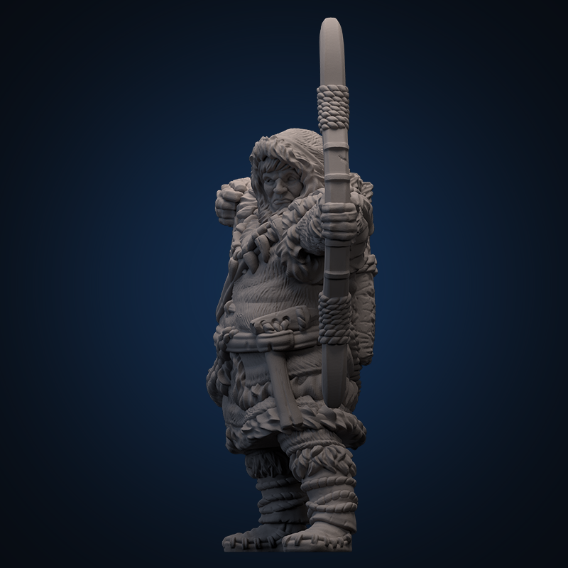 Load image into Gallery viewer, Mythic Americas: Inuit - Arvik Tuvaak (Whale Hunters) With Bows
