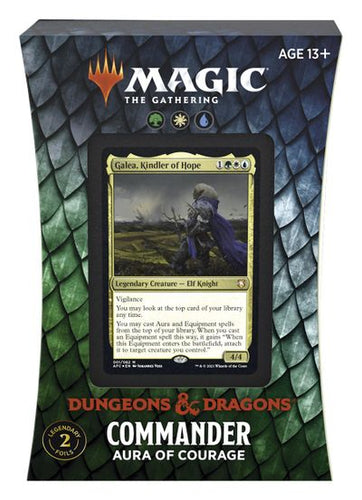 Magic: The Gathering - Adventures in the Forgotten Realms Aura of Courage Commander Deck
