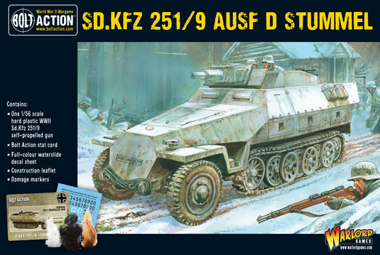 SD.KFZ 251/9 Ausf D Stummel Half-Track
