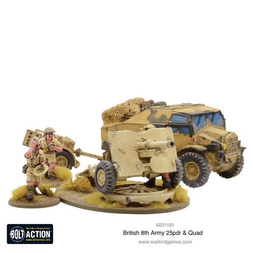 8th Army 25-PDR & Quad Tractor