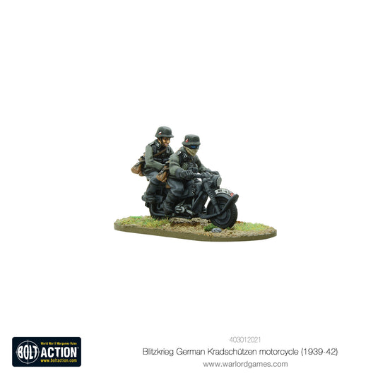 Blitzkrieg German Kradschützen Motorcycle (1939-1942)