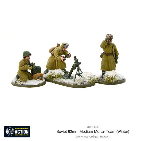 Load image into Gallery viewer, Soviet Army 82mm Medium Mortar Team (Winter)

