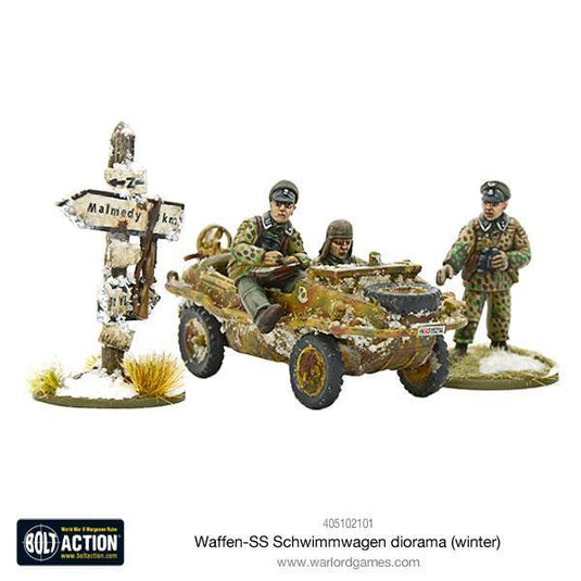 Waffen-SS Schwimmwagen diorama (winter)