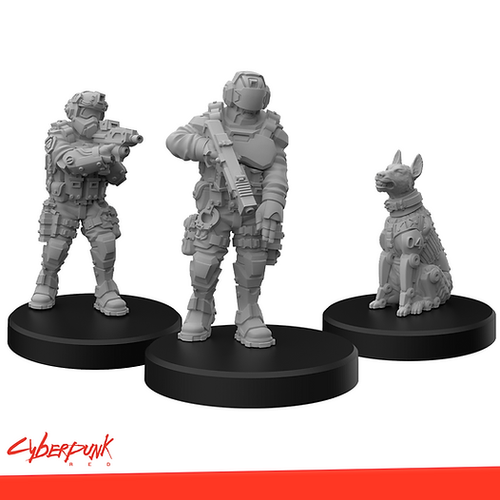 Cyberpunk RED Miniatures - Lawmen: B  Enforcers