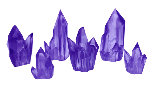 Monster Scenery: Amethyst Crystals