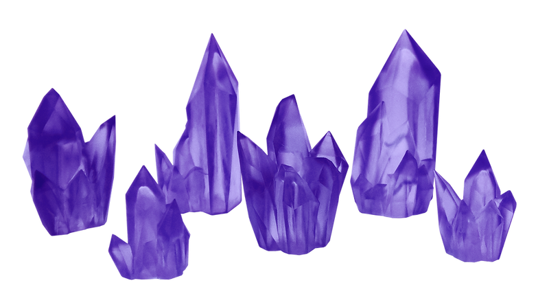 Load image into Gallery viewer, Monster Scenery: Amethyst Crystals
