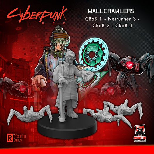 Cyberpunk RED Miniatures - Wall Crawlers