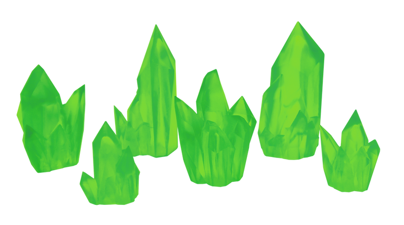 Load image into Gallery viewer, Monster Scenery: Peridot Crystals
