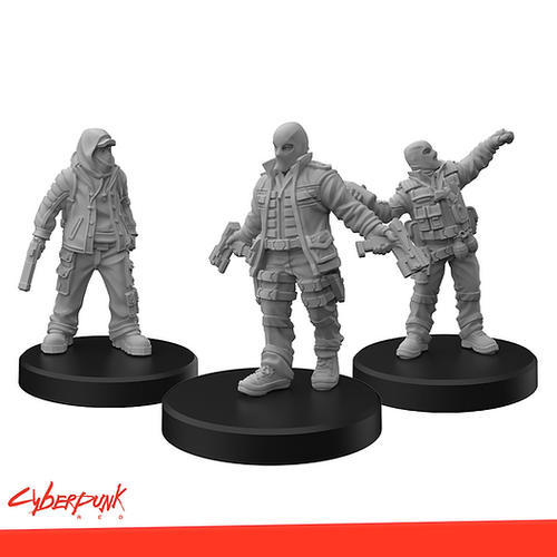 Cyberpunk RED Miniatures - Combat Zoners: B Punks