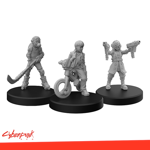 Cyberpunk RED Miniatures - Generation Red A
