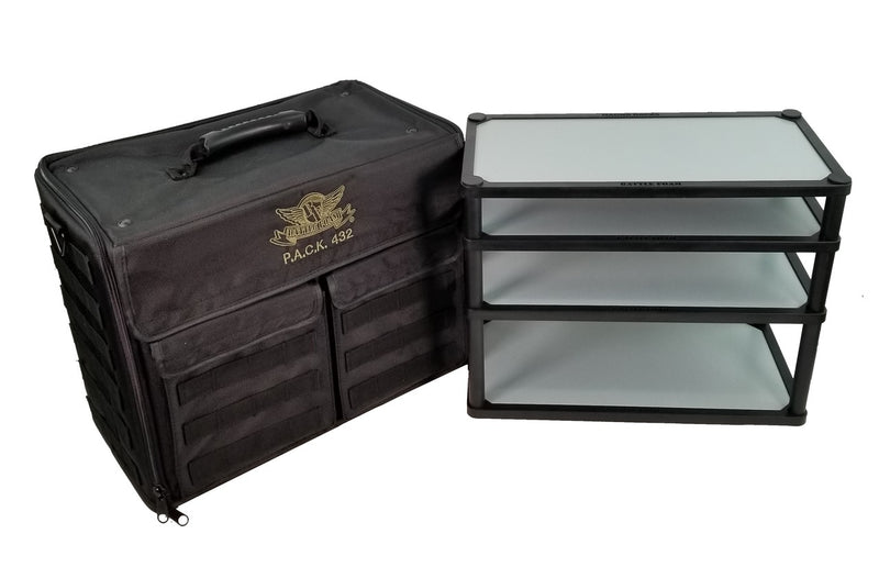 Load image into Gallery viewer, P.A.C.K. 432 Molle Horizontal with Magna Rack Load Out (Black)
